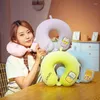 Kissen 1 stücke Kawaii Tier Milch Nackenstütze Cartoon Speicher Baumwolle U-form Stuhl Kinder Nickerchen Geburtstagsgeschenke