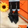 Charme Paillettes Géométrie Gland Boucle D'oreille Pour Les Femmes En Métal Maille Chaîne Brillant Dangle Crochet Bohême Déclaration Pendentif Boucles D'oreilles Bijoux Cadeau D Otso2