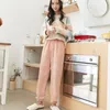 Women's Sleepwear Female Winter Casual Home Pants Thicken Warm Women's Trousers Flannel Pajama Bottoms Coral Fleece Lounge Wear