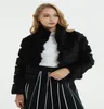 女性の毛皮のフェイクウィンタージャケット女性コートレディースソリッドファッション厚い温かいカジュアルxk2-60