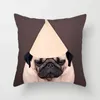 Pillow Case Funny Pug Sofa Decorative Cushion Covers Cute Dog Pillowcase For Living Room Personalized Polyester 45 Home Decor