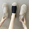 Kleding schoenen glijden aan loafers dames sneakers licht gaas zomers schoenen ademende platte schoenen dames casual schoen kanten visser mocasines mujer g230130