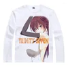 T-Shirts pour hommes Coolprint Anime chemise Trinity Seven les magiciens T-Shirts multi-style à manches longues Arata Kasuga motifs de Cosplay