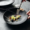 Assiettes Antowall Nordic Wind haut de gamme créative assiette en céramique phnom Penh Dishes Bowl Petit-déjeuner
