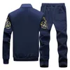 Men's Tracksuits Men's Sporting Suit Casual Tracksuit Men Autumn Sportswear 2PC Sweatshirt Pants Clothing Sets Plus Size 7XL 8XL 9XL 230204