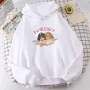 Kadın Hoodies Fiorucci Angel Girls Hoodie Sweatshirt Baskılı Y2K Gotik Estetik UNISEX SOKAK GİYESİ TOPLAR ANGUMNWINTER KOZLARI 230726