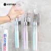 Toothbrush Holders WORTHBUY Creative 188 Stainless Steel Tooth Brush Wall Suction Toothpaste Bathroom Accessories 230204