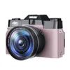 Dijital Kameralar 48MP PO POGRAP 3 "Flip Ekran Selfile kamerası 16x Zoom 4K Akış Videosu Çok Molor 230204