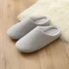 Slippers vrouwen mannen indoor pluizige warme winnaar herfst katoen dikke harige zachte ind kamer platte niet-slipstriped bodemslippers