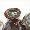 Decorative Figurines Objects & Natural Carved Ocean Jasper Bowl Crystal Craft Quartz DecorationDecorative