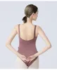 Stage Wear Adulte Été Danse Formation Vêtements Sling Ballet Justaucorps Bas Dos Gymnastique Body Yoga Costume Pour Femmes Costumes W22410