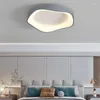 Plafoniere moderne a led per soggiorno camera da letto sala da pranzo lampada dimmerabile bianca grigia lampada da interni rotonda quadrata lustri