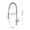 Kitchen Faucets Black/Brushed Nickel Pull Out Sink Faucet Deck Mounted Stream Sprayer Mixer Tap Bathroom Cold