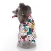 Dog Apparel Pet Clothes Jacket Cat Practical Lovely Pajamas Small Medium Dogs Autumn Winter Costumes Pets Home Outfits Products