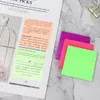 Notatki 300 arkuszy przezroczyste pastelowe karteczki samoprzylepne 3 "x 3" kolorowe samoprzylepne przezroczyste karteczki samoprzylepne wyczyść Memo do książki 230203