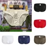 Underpants Sexy Men Underwear Thin Ice Silk Underpanties Breathable Shorts Slip Erotic Semi-Transparent Briefs Seamless Solid Male