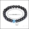 Kralen strengen 18 stijl 7 chakra bedel armband voor mannen vrouwen zwarte lava genezing nce tijger oog kralen reiki boeddha gebed natuurlijk st oth4k