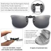 Zonnebrillen gepolariseerde clip op bril Geel nachtzicht voor autorijden mannen vrouwen cateye bril 900L13Sunglasses