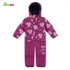 Комплекты одежды HiHeart -30 градусов детских лыжных комбинезон детская одежда водонепроницаем