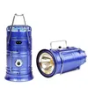 Lampes de jardin solaires alimentées par ventilateur portable USB téléphone charge éclairage LED lampe de poche pliable lanterne à main caméra extérieure randonnée D Dhn5X