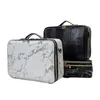 Sacs à cosmétiques étuis sac en cuir PU boîte de maquillage professionnel grande capacité stockage voyage trousse de toilette maquillage valise 230203
