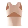 Women's Shapers 1PC Women Slimming Vest Tummy Control Posture Corrector Bra Padded Camisole Adjustable Hook Loop Front Closure Underwear