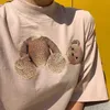 Erkek Tişörtler Erkek ve Kadın Tişörtleri Yaz Kısa Moda Günlük Marka Mektubu Yüksek kaliteli bir tasarımcı kazak mektubu Yüksek kaliteli tasarımcı yaz spor giyim