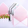 Presentförpackning 4st 20x7x14.5 cm Creative Paperboard Envelope Fold Flower Box Flowers Wrapping Packaging Home Decoration