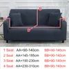 Stoelbedekkingen 23 kleuren Sofa Ademende elastiek Bescherm Allinclusive Mode Pattern Couch voor woonkamer 230204