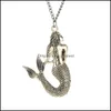 Hangende kettingen Mermaid ketting Bronze ketting Vipjewel drop levering sieraden hangers dhdcg