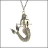 Collane con ciondolo Collana a sirena Catena in bronzo Vipjewel Drop Delivery Pendenti per gioielli Dhdcg