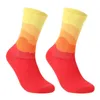 Sports Socks Football Men Kvinnor Basket Tennis Sport Grip Cycling Cykel Sock Compression Cykel utomhus