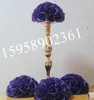 Fiori decorativi SPR EMS Decorazione di nozze viola 30 cm Sfera di fiori bacianti in seta Interno in plastica viola