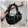 Totes 2023 Holoneses plissadas de verão para mulheres Pu Cloud Bags Leisure Bolsa Bolsa de ombro de bolsas de bolsas de bolsa de bolsa de massa 0204/23