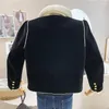 Women's Jackets Designer Fashion Button Single Breasted Short Jacke Coat Autumn Women Vintage Elegant Golden Velvet Black Versatile