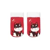 Frauen Socken Cartoon Hamster Gedruckt Mode Kawaii Mädchen Kurze Socke Lustige Harajuku Weiche Baumwolle Niedrigen Knöchel Für Weibliche