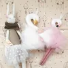 Cuscino Cigno stampato fronte-retro per ragazze, camerette, decorazioni, regali di Natale/compleanno