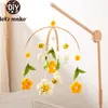 Rattles Mobiles Let's Make Baby Mobile Rattles Toys 0-12 månader född Crib Bee Bell Toddler Rattles Carousel for COTS KID Musical Toy Gift 230203