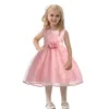 Robes de fille Robe de concours Robe de fête en tulle