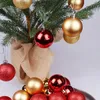 Feestdecoratie 24 stks kerstboom decor bal baubble kersthangende ornament decoraties voor thuiscadeau