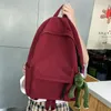 Zaino HOCODO Borsa da scuola Canval per donna semplice femminile per ragazza adolescente Zaino casual in tinta unita da viaggio di qualità 230204