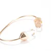 Bangle retrô simples cristal six castanha de castanha bracelete moda de charme aberto boutique boutique presente