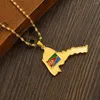 Pendant Necklaces Gold Filled Fashion Maps For Women Color Choker Necklace Mascot Jewelry Wedding Brithday GirlsGifts