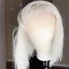 Spetsar peruk ask vit blond människa ftontal europeisk hår hd transparent jungfrulig för plucked Hairlinelacelace