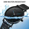 Hombre New Arrival GOLDENHOUR Fashion Men Watch erkek kol saati Business Sport Waterproof