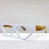 De Mens Designer Sunglasses para Mulheres Branco OERI038 Moda Clássico SunGlasses UV400 Proteção Lunette Vidro 100% acetato301f