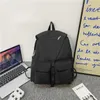 Mochila estilo preppy, mochila escolar 2023, bolsa de viaje sencilla para estudiantes universitarios de gran capacidad, marca de moda para hombres