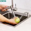 Robinets de cuisine, pulvérisateur extractible, robinet d'eau avec tuyau Flexible et support en acier inoxydable 304