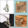 Colares pendentes Mermaid Colar Bronze Chain Vipjewel Drop Delivery J￳ias Pingentes de J￳ias Dhdcg