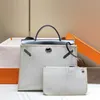 Projektant mody TOTE BAG 10A Najwyższa jakość luksusowa torebka płótno wewnętrzne i zewnętrzne szew Lady Cowhide Crossbody torebka duża pojemność